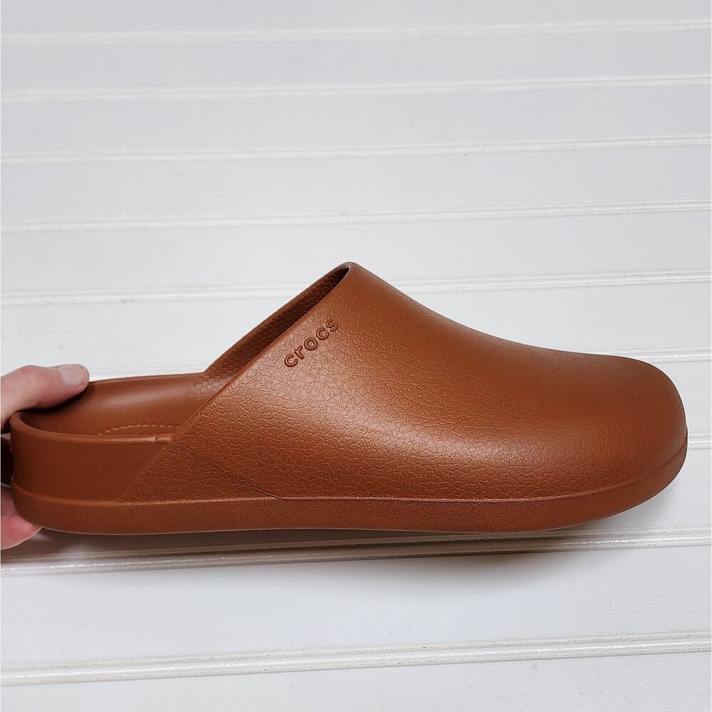 Crocs Dylan Clog Shoes Men's Size 11 Cognac - Picture 6 of 10